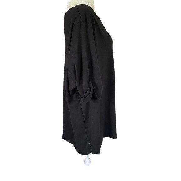 Hasting & Smith women's 3X black short sleeve stretchy pullover top NWT - Picture 3 of 9